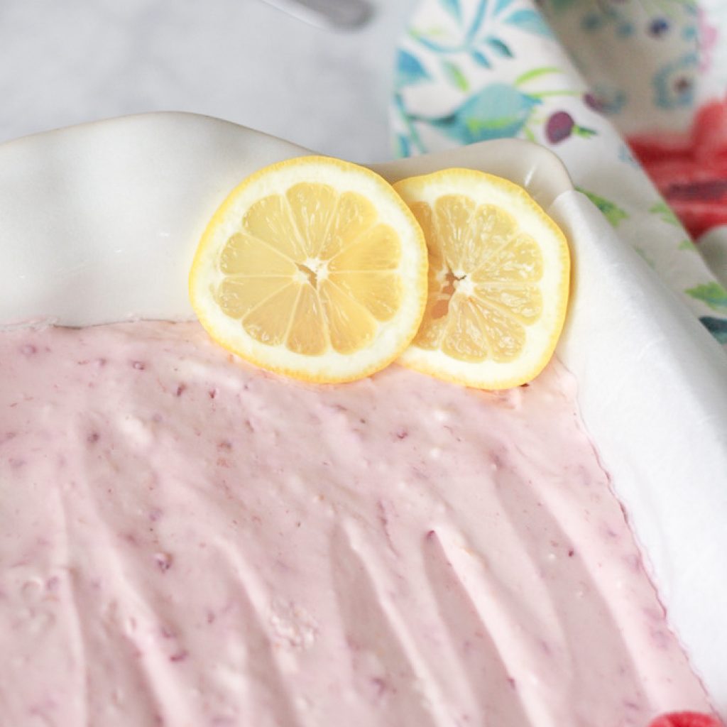 lemon raspberry icebox cake